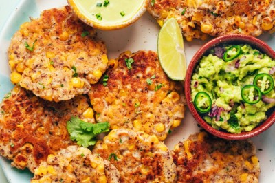 Easy Jalapeño Corn Fritters (Vegan)