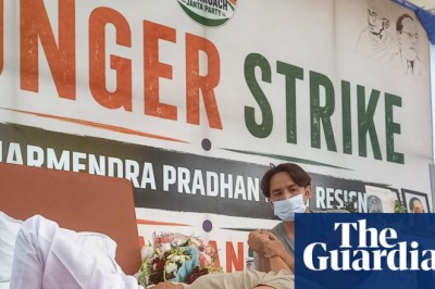 ‘I’m sorry but I’m unable to speak’: hero of India’s Cockroach party weakens on 19th day of hunger strike