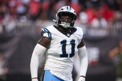 Panthers OLB Nic Scourton leaves practice, fears right ACL tear