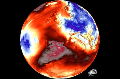 Sahara Heat Dome and dry winds Threaten Spain With Historic 44-47 °C Highs
