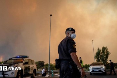 More than 220,000 evacuated in France and Spain due to wildfires